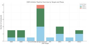 Mellalta: DDR Inhibitor Clinical Pipeline Overview by Target and Phase